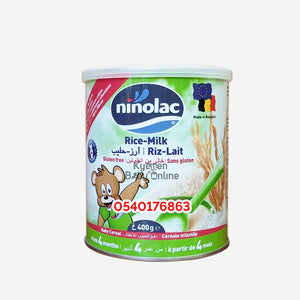 Ninolac Baby Cereal Rice- Milk (400g) 6m+ - Kyemen Baby Online