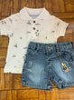 Load image into Gallery viewer, Baby Boy Lacoste And Jeans White (sisero) - Kyemen Baby Online
