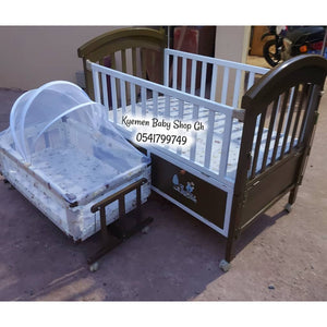 Baby Wooden Cot 619 Baby Bed/Baby Crib - Kyemen Baby Online