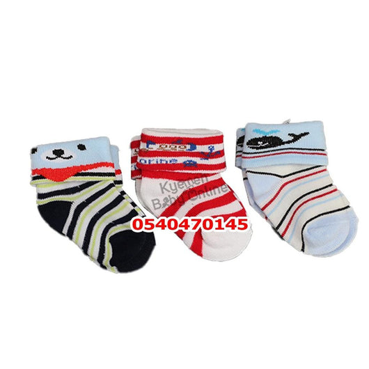 Baby Socks (3 Pairs) Super - Kyemen Baby Online