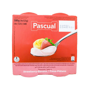 Pascual Yoghurt Strawberry-Banana (4pcs) 6m+ - Kyemen Baby Online