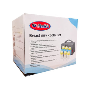 Dr. Annie Breastmilk Cooler Box with Bottles and Nipples - Kyemen Baby Online