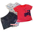 Load image into Gallery viewer, Baby Boy Bodysuit with T-shirt and Shorts (No Brand) - Kyemen Baby Online
