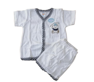 Baby Boy Dress / Welcome Dress With Shorts (Miracle Bear) - Kyemen Baby Online