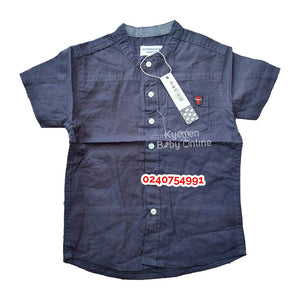 Baby Boy Short Sleeve Shirt  (La Fabrique Des) - Kyemen Baby Online