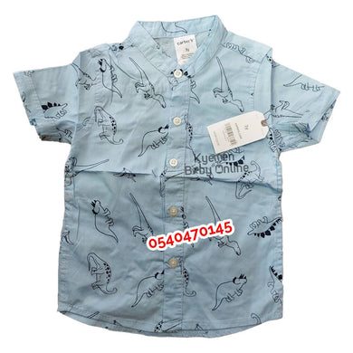 Baby Boy Short Sleeve Shirt (Carters) - Kyemen Baby Online