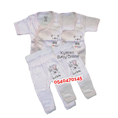 Baby Welcome Suit 3pcs (Real Baby) Top and Down - Kyemen Baby Online