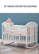 Load image into Gallery viewer, Baby Wooden White Cot (Sweet Dreams X6) Baby Bed/Baby Crib - Kyemen Baby Online
