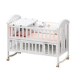 Load image into Gallery viewer, Baby Wooden White Cot (Sweet Dreams X6) Baby Bed/Baby Crib - Kyemen Baby Online
