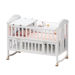 Baby Wooden White Cot (Sweet Dreams X6) Baby Bed/Baby Crib - Kyemen Baby Online