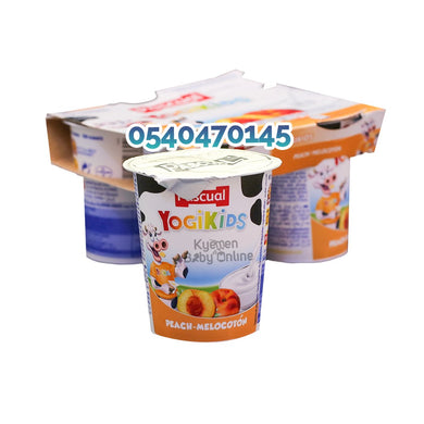 Pascual Yoghurt Yogikids Peach (4pcs) 6m+ - Kyemen Baby Online