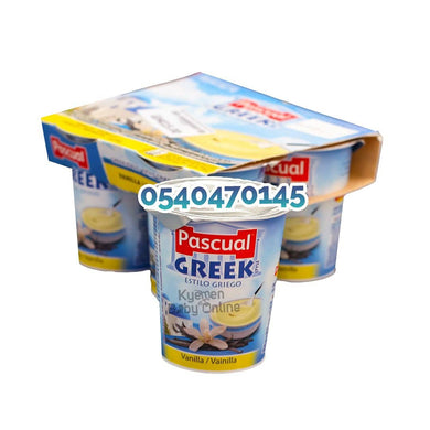 Pascual Greek Yoghurt Vanilla (4pcs) 6m+ - Kyemen Baby Online