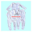 Load image into Gallery viewer, Baby White Sleep Suit / Sleep wear   3pcs (George Baby) Overall - Kyemen Baby Online
