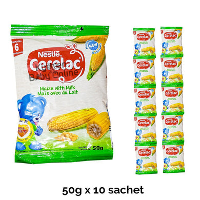 Cerelac Maize With Milk (Sachet, 50g) 6m+ - Kyemen Baby Online