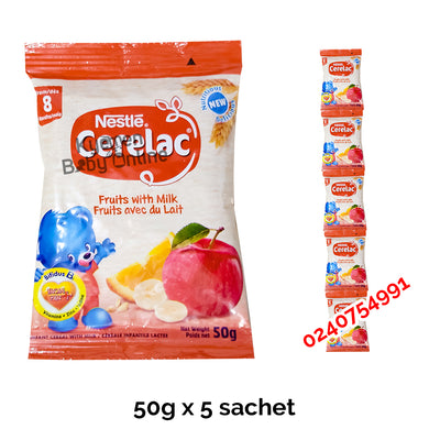 Cerelac Fruits With Milk (Sachet, 50g) 8m+ - Kyemen Baby Online