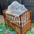 Load image into Gallery viewer, 2 In 1 Baby Wooden Cot With Drawer (AY 828) - Kyemen Baby Online
