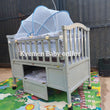 Load image into Gallery viewer, 2 In 1 Baby Wooden Cot With Drawer (AY 828) - Kyemen Baby Online
