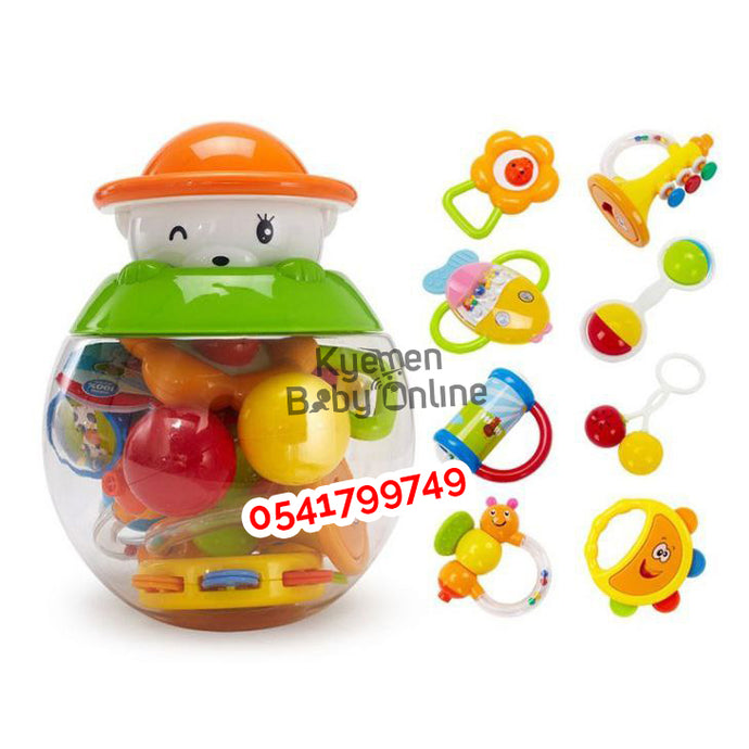 Baby Toy (Dove Rattle Set 8pcs) 6508 - Kyemen Baby Online