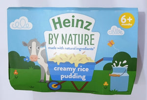 Heinz Creamy Rice Pudding (4pcs) 6m+ - Kyemen Baby Online