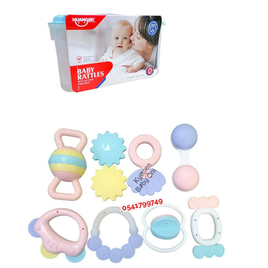 Baby Toy (Huanger Rattle Set In Box 8pcs HE0128) 0m+ - Kyemen Baby Online