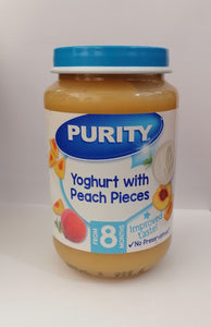 Purity Yoghurt With Peach Pieces 8m+ - Kyemen Baby Online