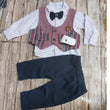 Load image into Gallery viewer, Baby Boy Full 3 piece Dress with Bow Tie (Bebedexs)-Double Breasted - Kyemen Baby Online
