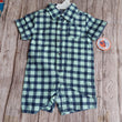 Load image into Gallery viewer, Baby Unisex Romper Checked (Free Planet) - Kyemen Baby Online
