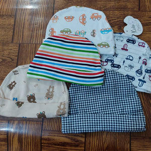 Baby Hat (Cap Set Of 5) Kids Center - Kyemen Baby Online