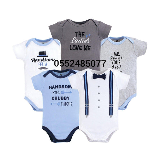 Baby Boy body suits/ Baby Dress (5pcs) - Kyemen Baby Online