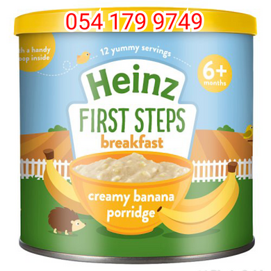 Heinz First Steps Creamy Banana Porridge 6m+ - Kyemen Baby Online