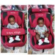 Load image into Gallery viewer, Car Seat (HB901) Royal Baby (Red and Black) - Kyemen Baby Online
