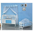 Load image into Gallery viewer, Baby White Wooden 2 in 1 cot With Drawer 699 Baby Bed/Baby Crib - Kyemen Baby Online
