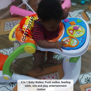 4 In1 Multifunctional Baby Walker & Entertainer 3689-YD - Kyemen Baby Online