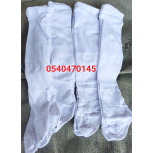 Baby Stockings, All White (4pcs) - Kyemen Baby Online