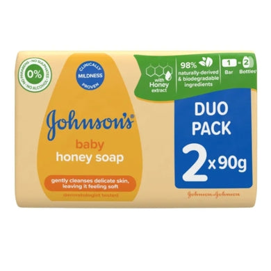 Johnson's Baby Soap Honey (90g) 2pcs - Kyemen Baby Online