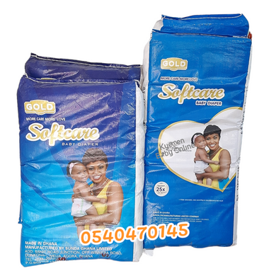 Baby Diapers (Softcare Gold) 10-Pack Sac - Kyemen Baby Online