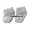Load image into Gallery viewer, Baby Socks (2 Pairs) White (0-3m) - Kyemen Baby Online
