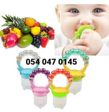 Load image into Gallery viewer, Fruit Pacifier/Fruit Feeder (Mumlove, With Rattle Ring) - Kyemen Baby Online
