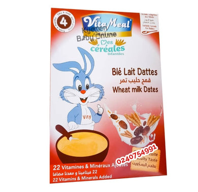 VitaMeal Baby & Kids Cereal (Wheat milk Dates, 200g) 4m+ - Kyemen Baby Online