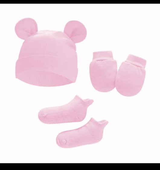 Baby Hat, Socks and Mittens Set - Kyemen Baby Online