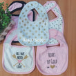 Load image into Gallery viewer, Baby Bib (5 Pcs) New Heart - Kyemen Baby Online
