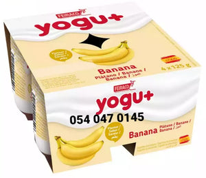 Yogu+ Banana Yoghurt (4pcs) 6m+ - Kyemen Baby Online