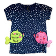 Load image into Gallery viewer, Baby Girl Top / Dress (Tuffy, Blueblack Fish) - Kyemen Baby Online
