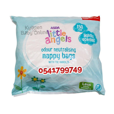 Asda Little Angels Nappy Bags (150pcs) - Kyemen Baby Online