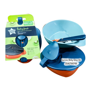 Baby Cereal Feeding Bowl And Spoon (Tommee Tippee) 2pcs - Kyemen Baby Online