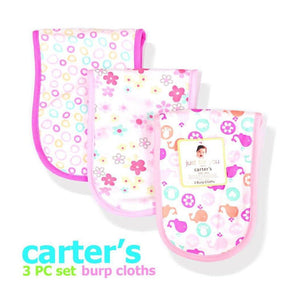 Baby Burp Cloth, Carter's (3Pcs) - Kyemen Baby Online