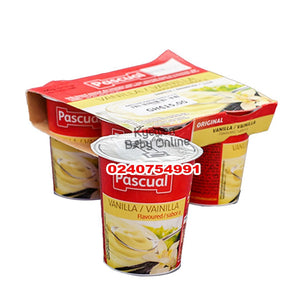Pascual Yoghurt Vanilla (4pcs) 6m+ - Kyemen Baby Online