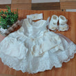 Load image into Gallery viewer, Christening Dress (Girl) 0-6m, All White - Kyemen Baby Online
