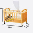 Load image into Gallery viewer, Baby Cot (Wooden Cot With Drawer) 5293 Baby Bed / Baby Crib - Kyemen Baby Online
