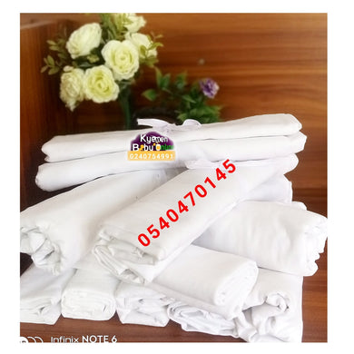 ~Baby White Cot Sheet/ Receiving Cloth/ Blanket / Backing Cloth - Kyemen Baby Online